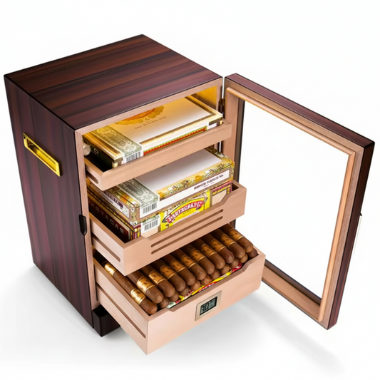 Luxidor Aureum 300 Electric Cigar Humidor Cabinet
