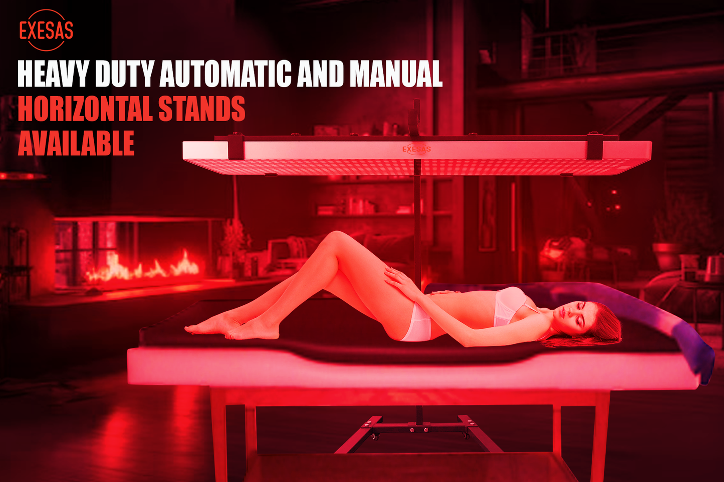 EXESAS  600 LED, 3000W Dual-Chip, Red Light Therapy Device for Full Body, 4-Wavelengths Infrared LED Panel for Skin, Weight, Pain, Wellness