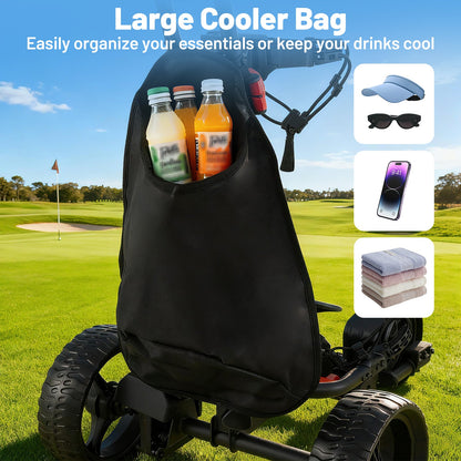 3 Wheel Golf Bag Cart with Adjustable Handle and 9 Speed Settings