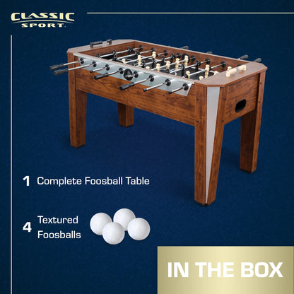 Classic Sport Liverpool 60" Foosball Table, Brown