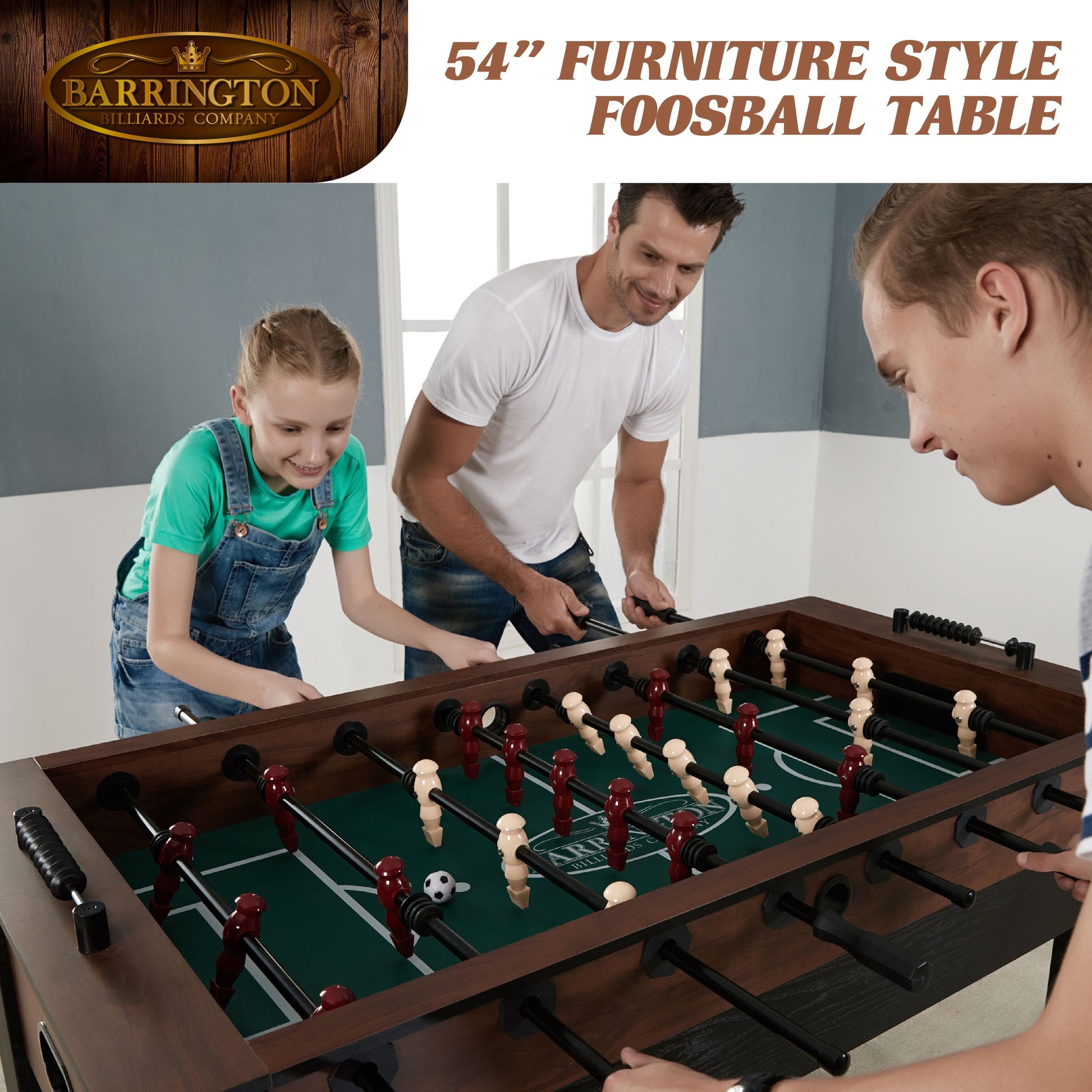 54" Foosball Soccer Table, Furniture Style, by  Company