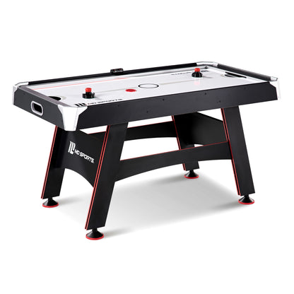 5 Ft. Air Hockey Table with Electronic Scorer and Pusher and Puck Set by MD Sports