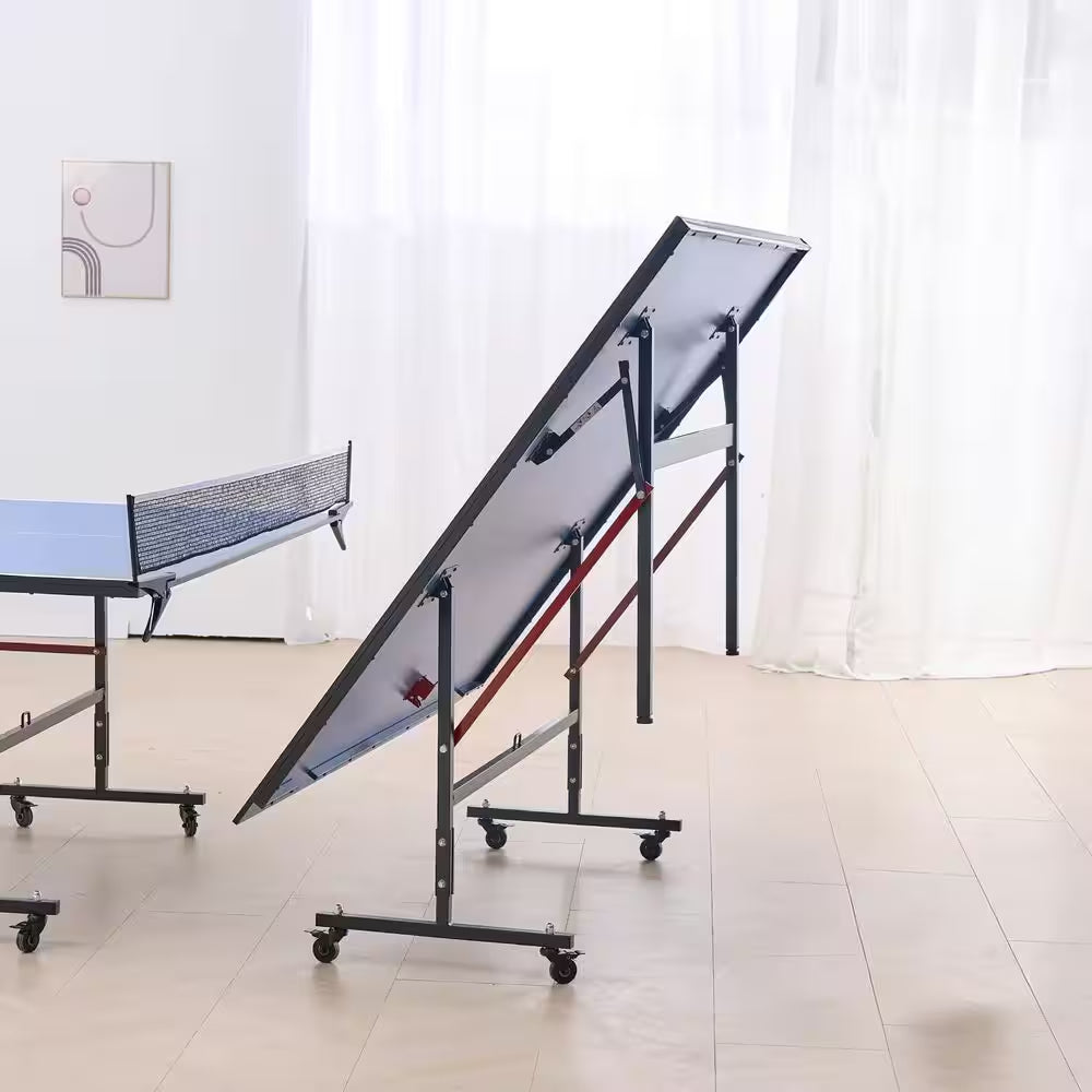 Ping Pong Table, Professional Table Tennis Game, Indoor MDF Portable Table Tennis Table, Foldable 2025 Update