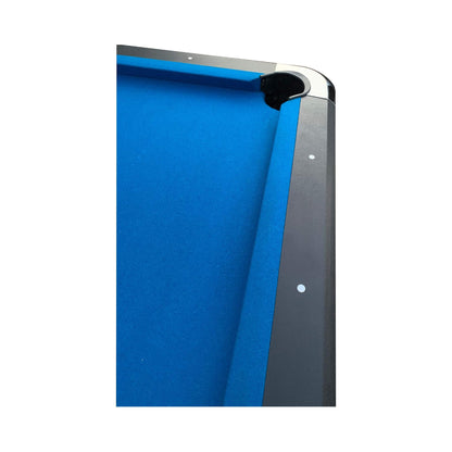 8-Foot Professional Blue Billiard Pool Table With Cues And Balls (SAK31628)