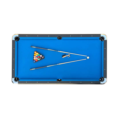 8-Foot Professional Blue Billiard Pool Table With Cues And Balls (SAK31628)