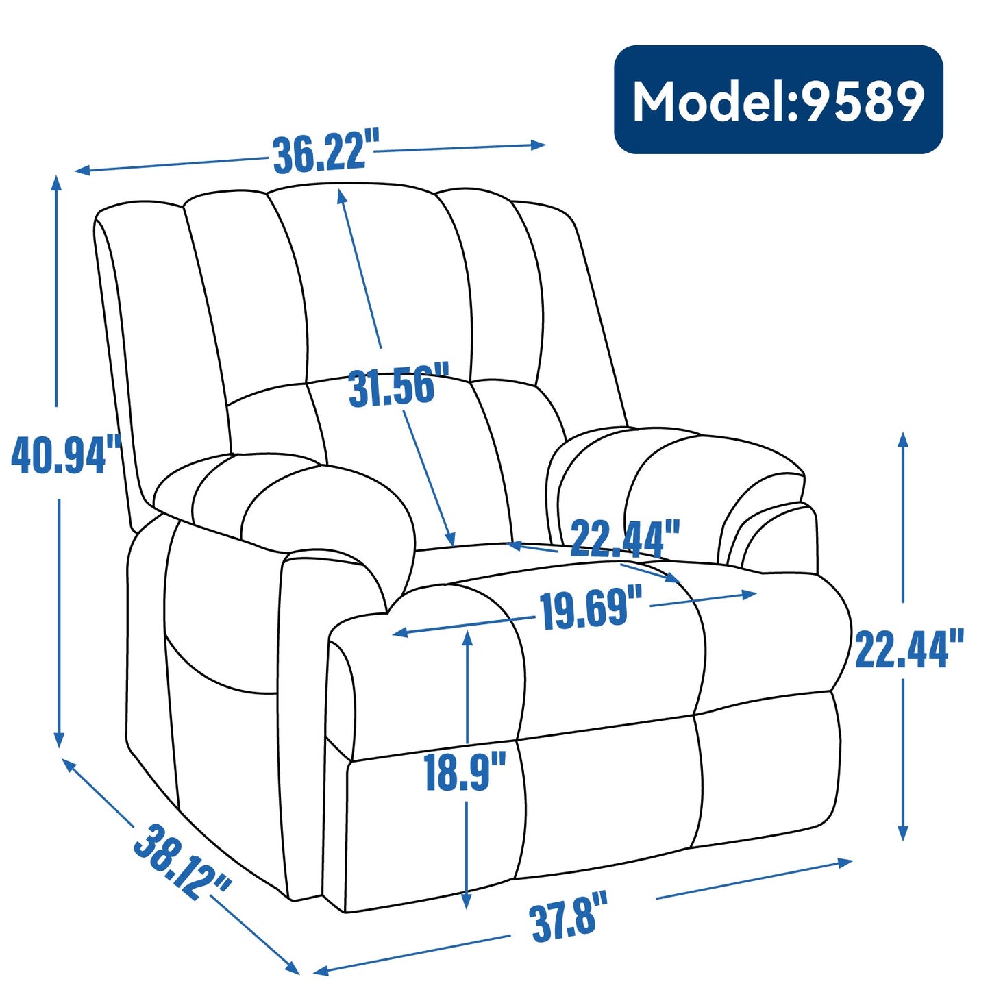 Dual Motor Heat Massage Infinite Position Up to 350 LBS Electric Power Lift Recliners with Power-Remote, Medium-firm and Heavy Duty, Grey