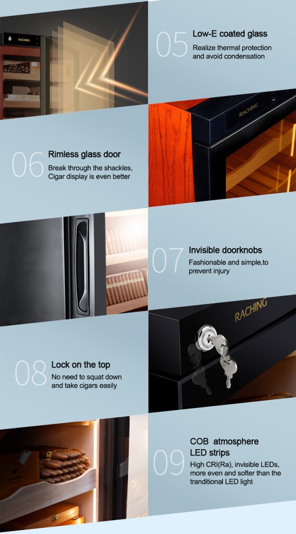 C330A Raching Electronic Humidor Cabinet | 1,300 Cigars