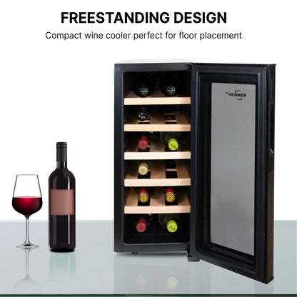 12 Bottle Wine Cooler Freestanding Wine Fridge