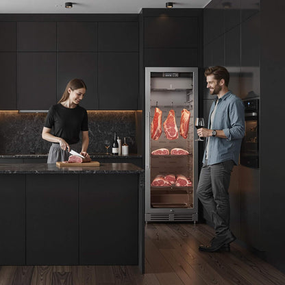 Commercial 12.5 Cu.Ft Dry Aging Fridge For Steaks, Beef, Lamb, And Ham (SAK63584)