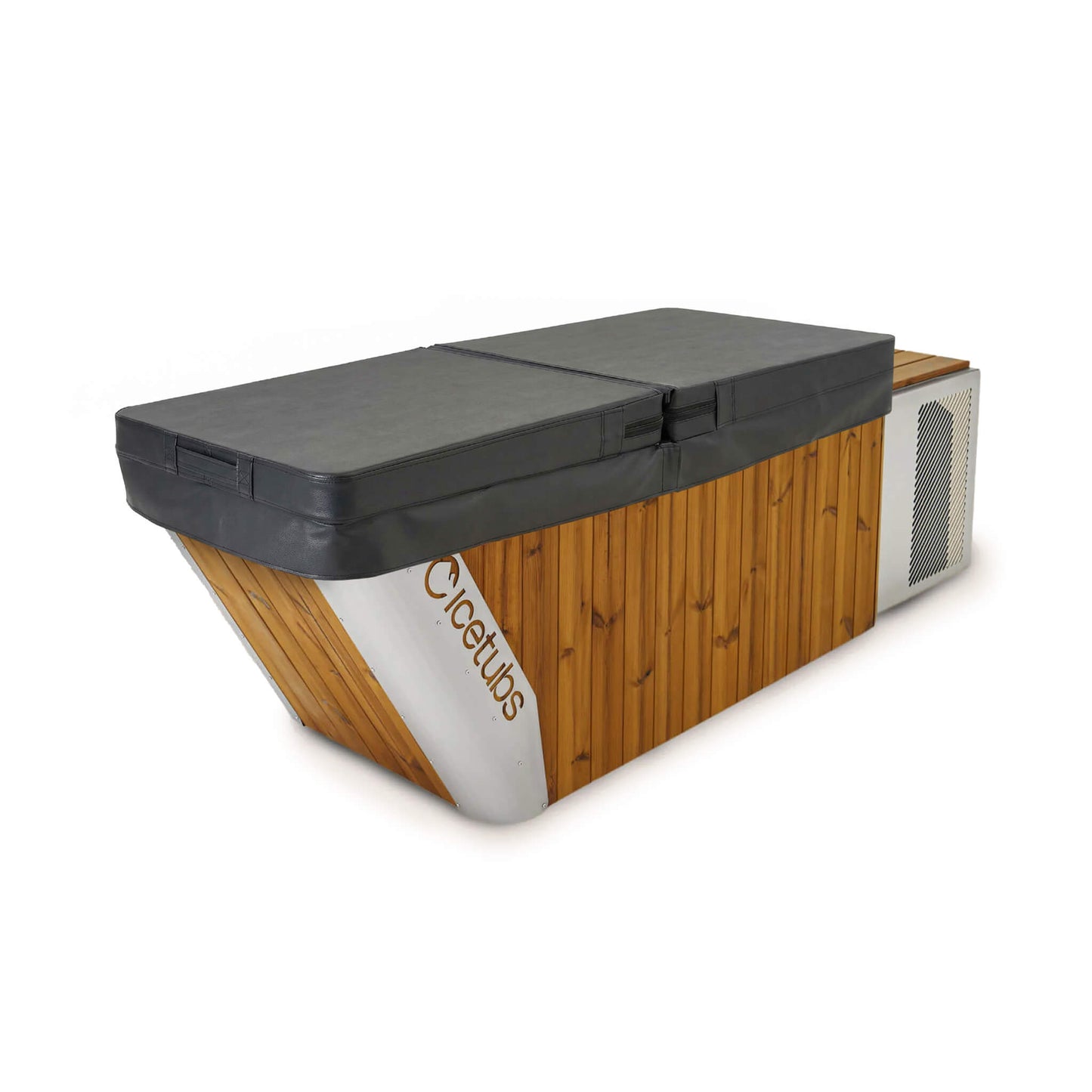 Icetubs IceBath Thermowood And Stainless Steel Cold Plunge Therapy Immersion Bath (SAK94720)