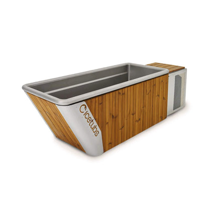 Icetubs IceBath Thermowood And Stainless Steel Cold Plunge Therapy Immersion Bath (SAK94720)