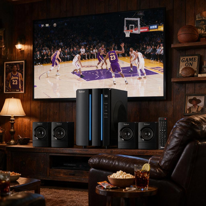 Surround Sound Systems Home Theater System - 800 Watts Peak Power 6.5" Subwoofer 5.1/2.1 Wired Stereo Speakers